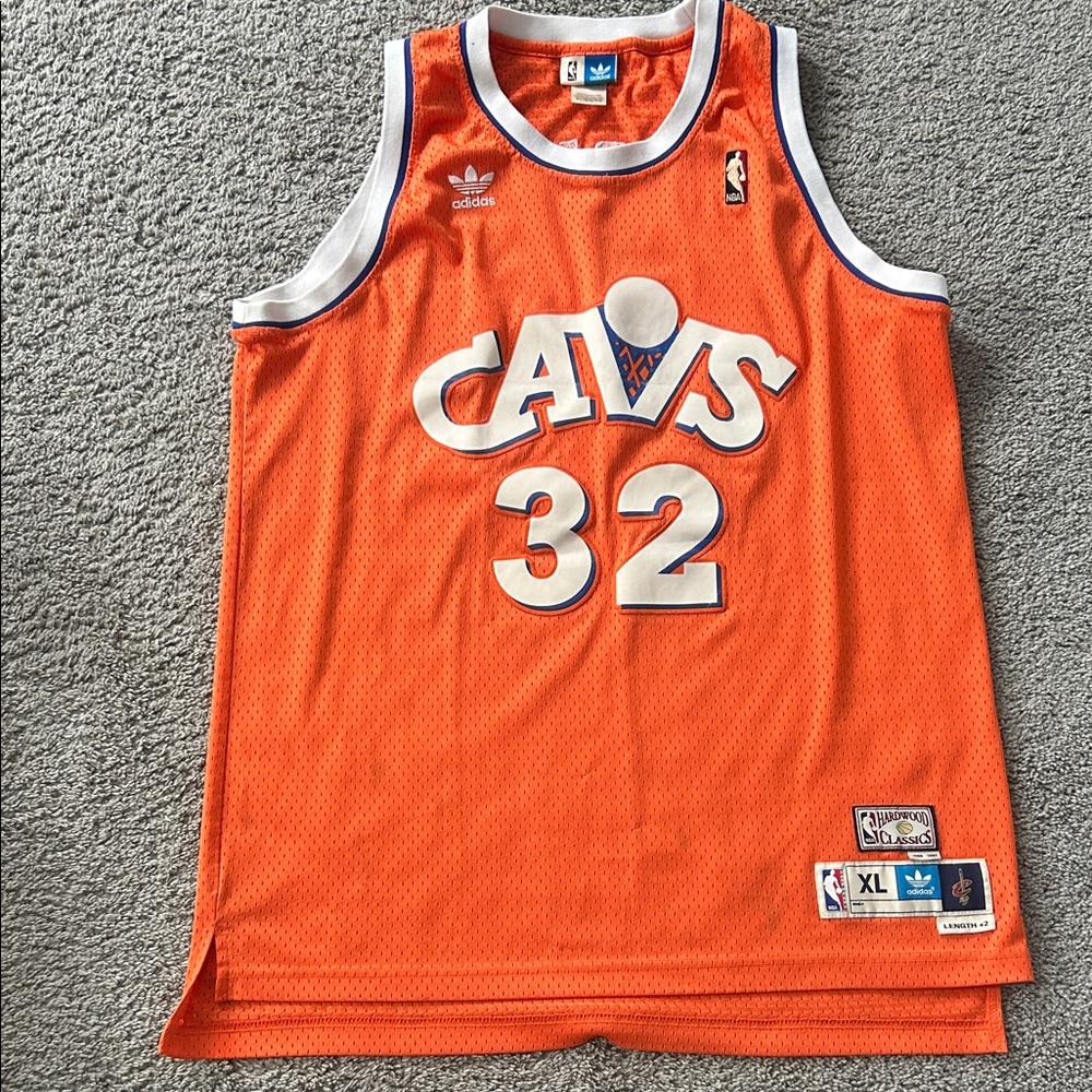 Adidas Orange Cavs Basketball Jersey